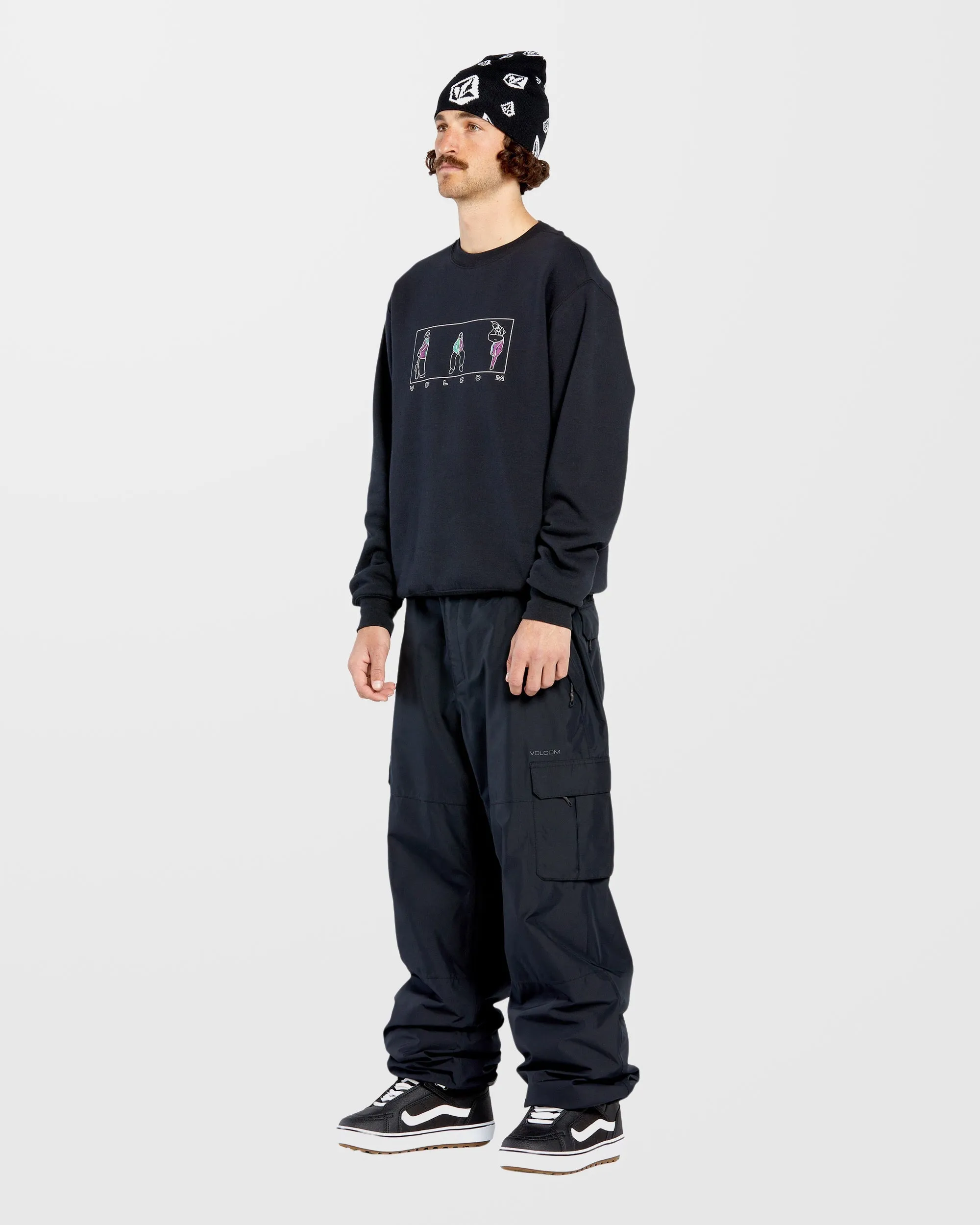 Essential Fleece Pullover - Black