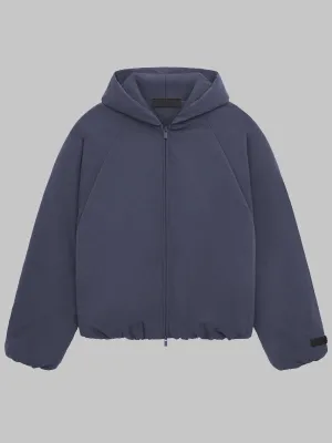 Essentials Military Nylon Hooded Bomber jacket