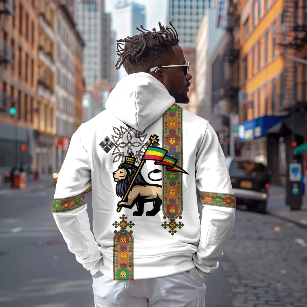 Ethiopia Saba Kemis Zip Hoodie Lion Of Judah LT15
