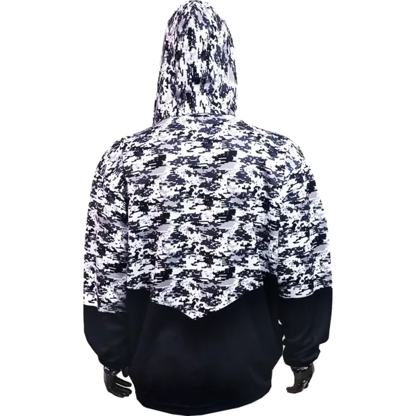 EVO CAMO Sublimated Hoodie - Black & White