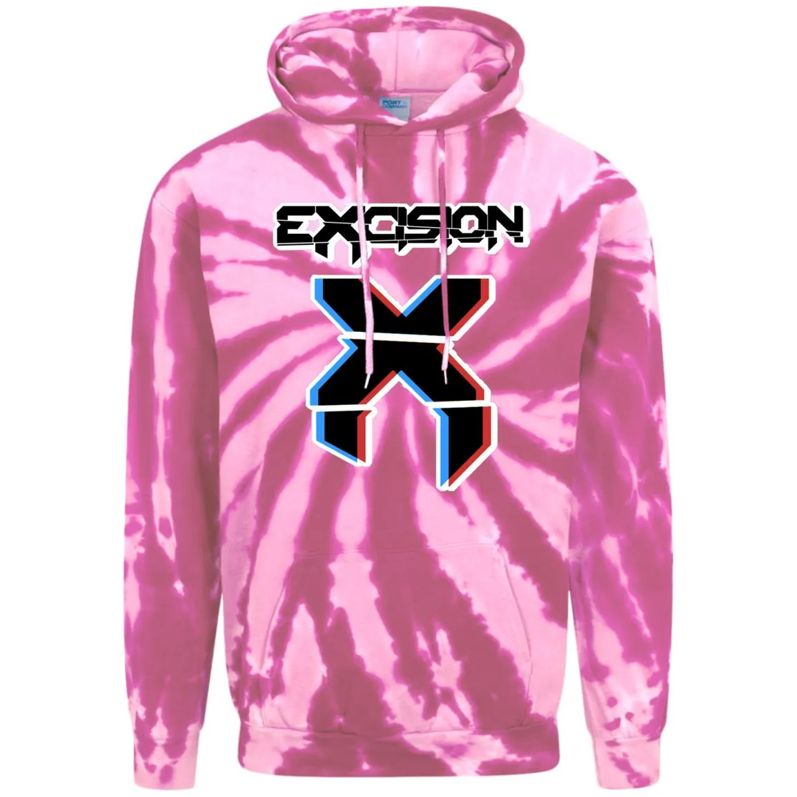 Excision Tie-Dye Pullover Hoodie