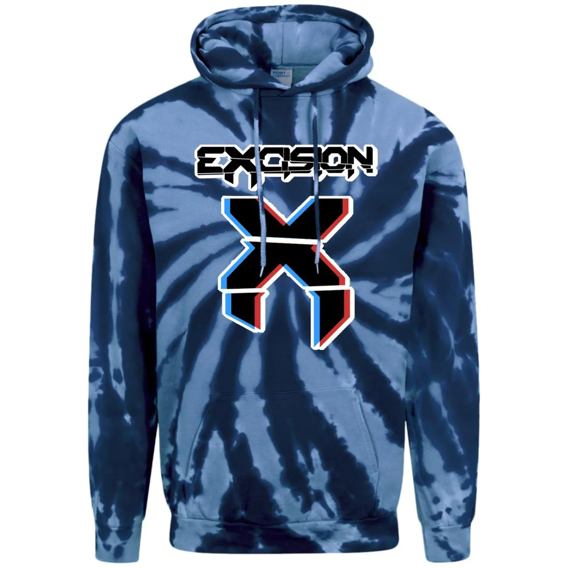 Excision Tie-Dye Pullover Hoodie