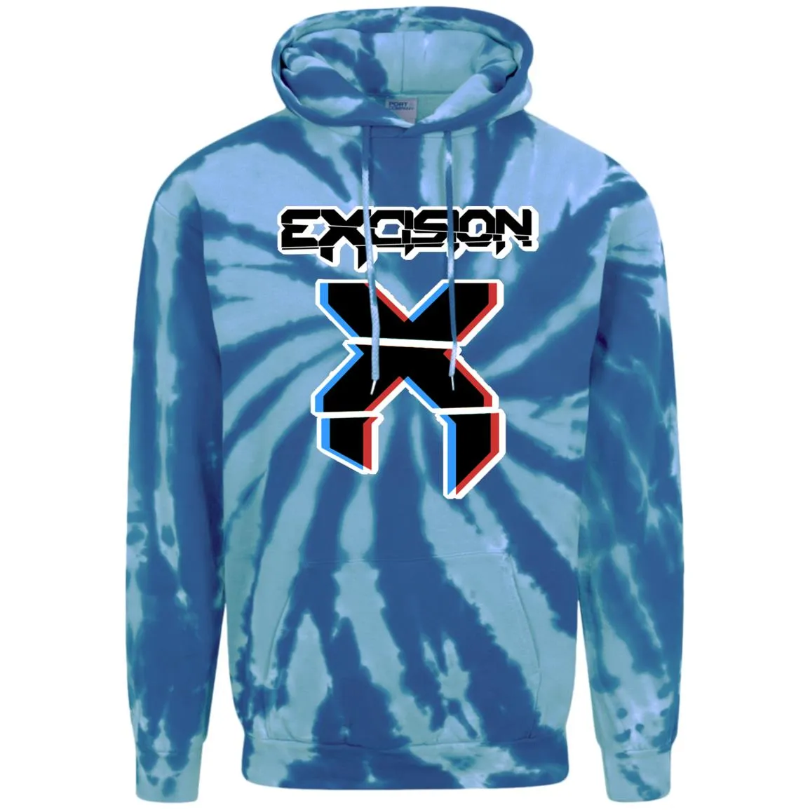 Excision Tie-Dye Pullover Hoodie