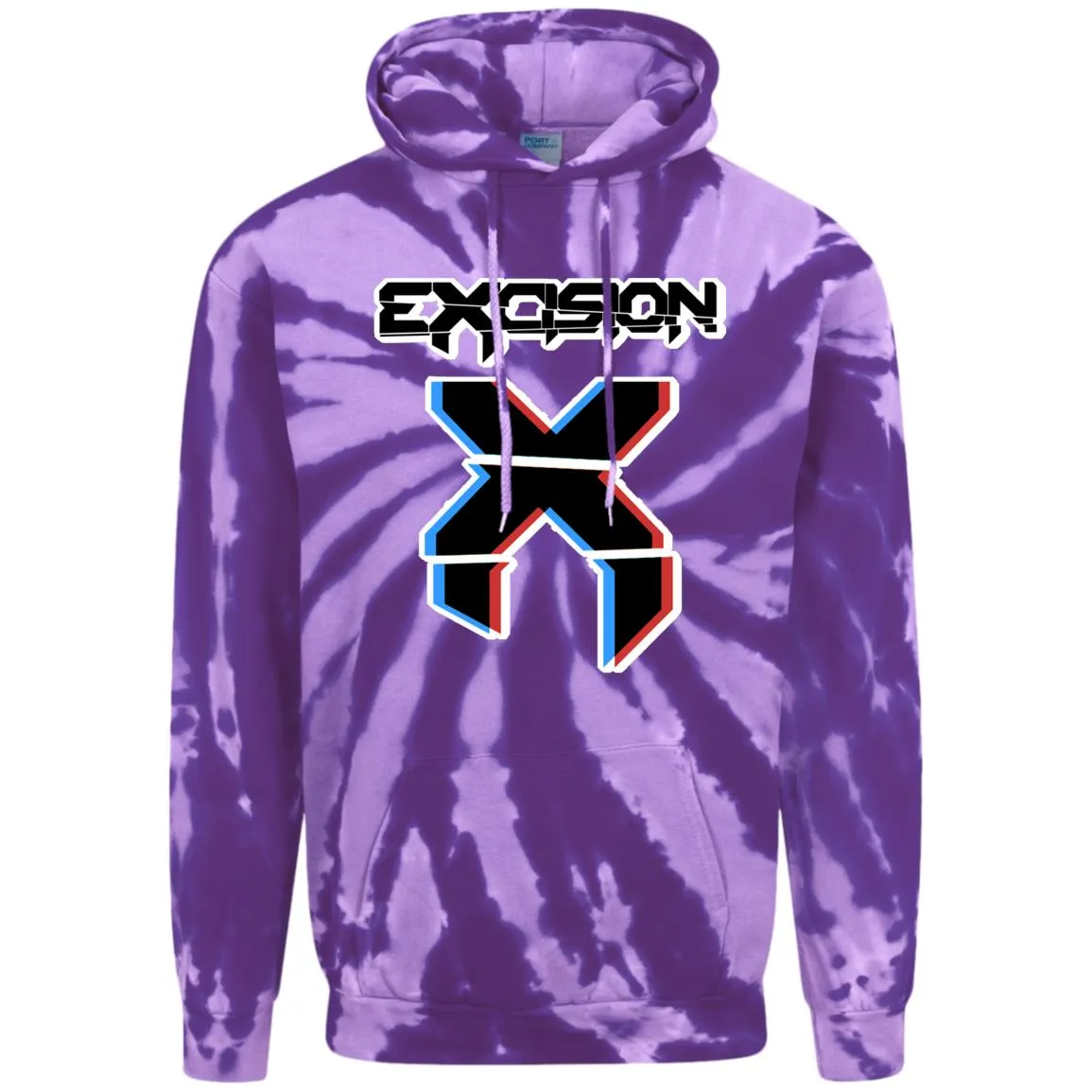 Excision Tie-Dye Pullover Hoodie
