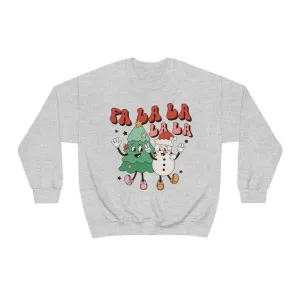FA LA LA LA (Retro) Unisex Crewneck Sweatshirt