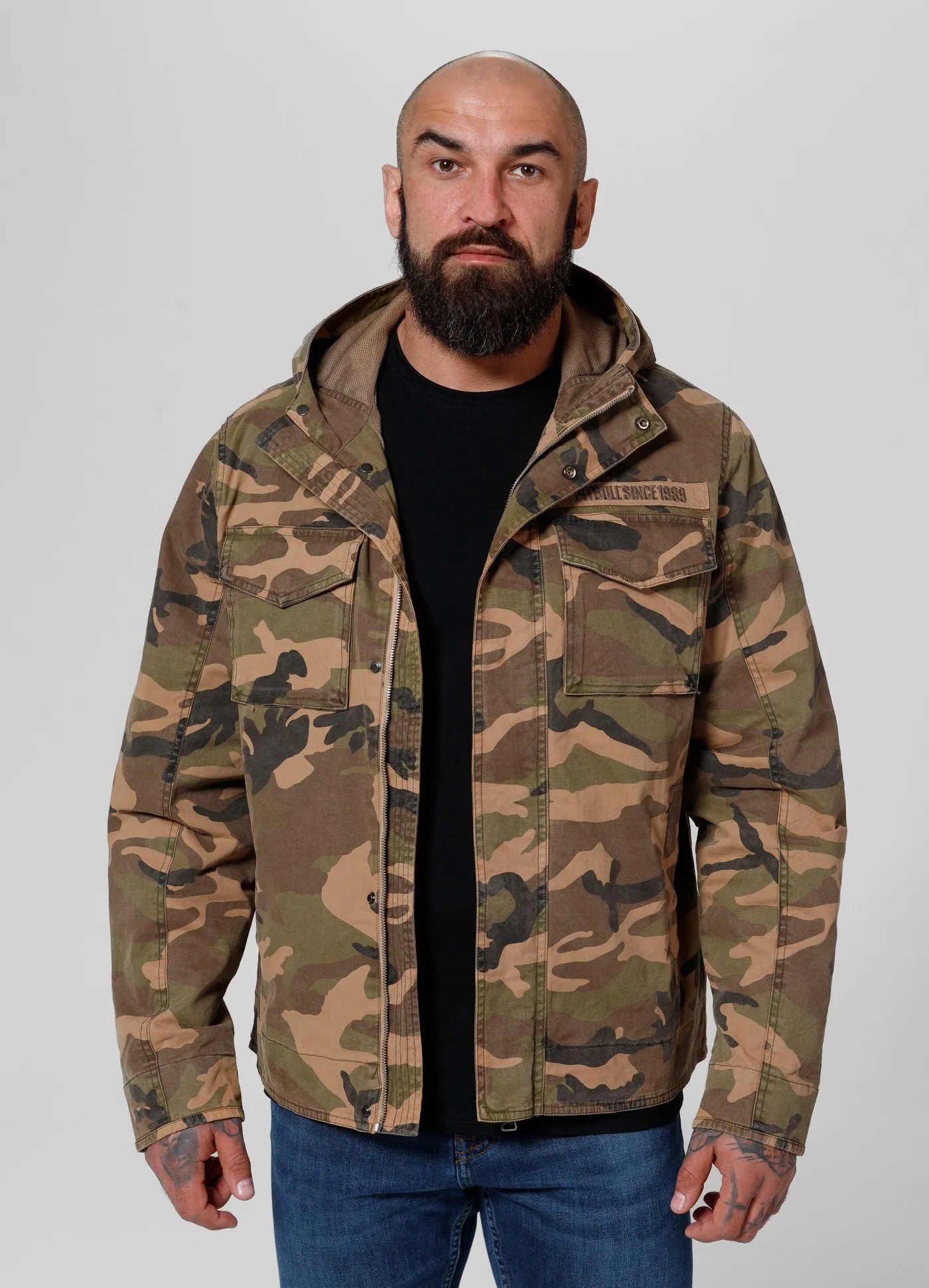 Fallon Military Jacket - Camo