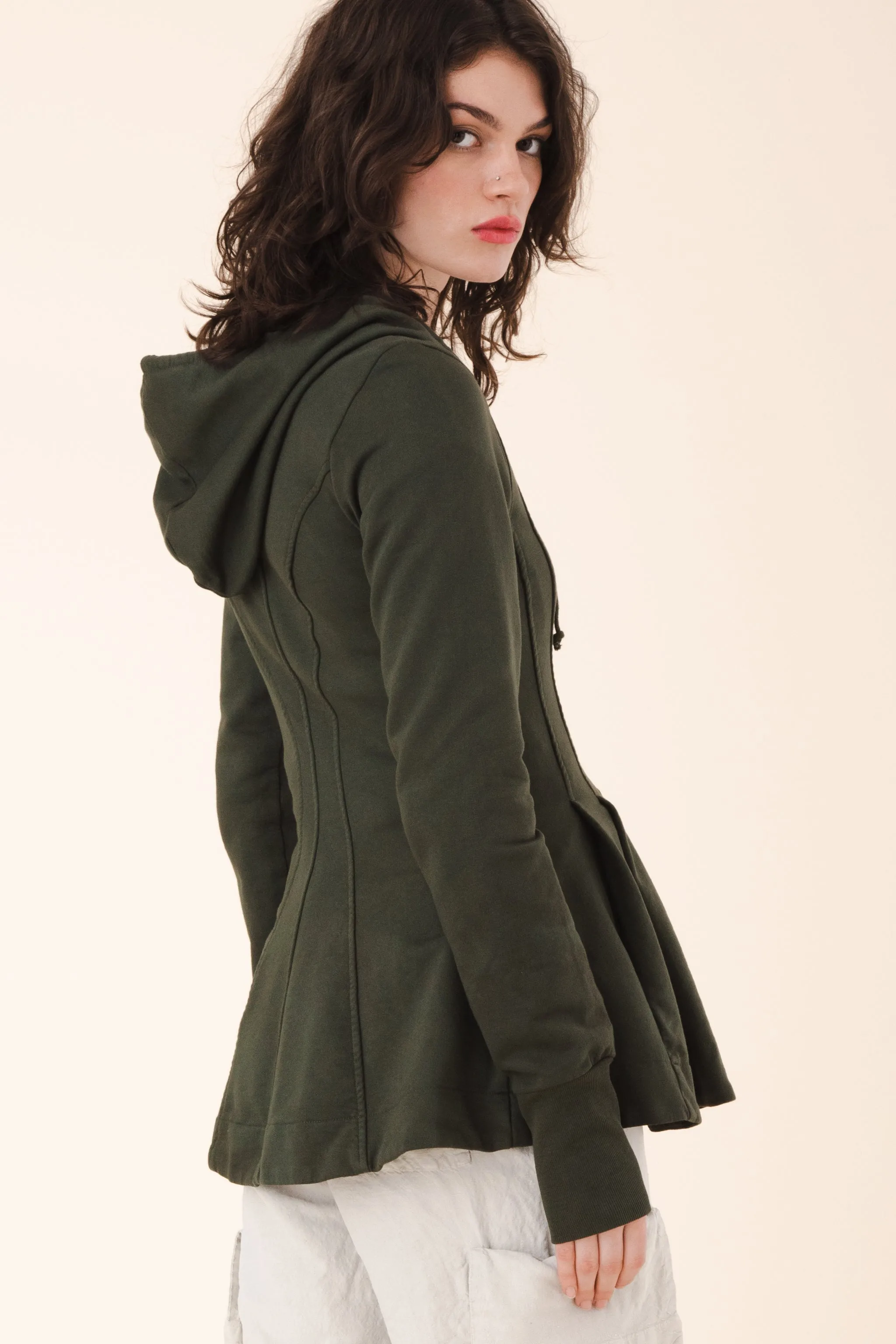 Fan Hoodie in Moss