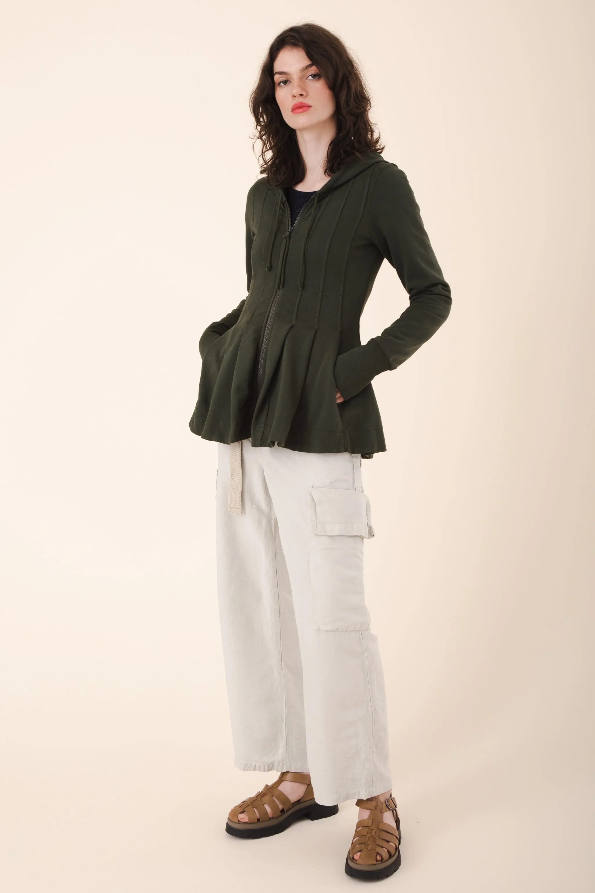 Fan Hoodie in Moss