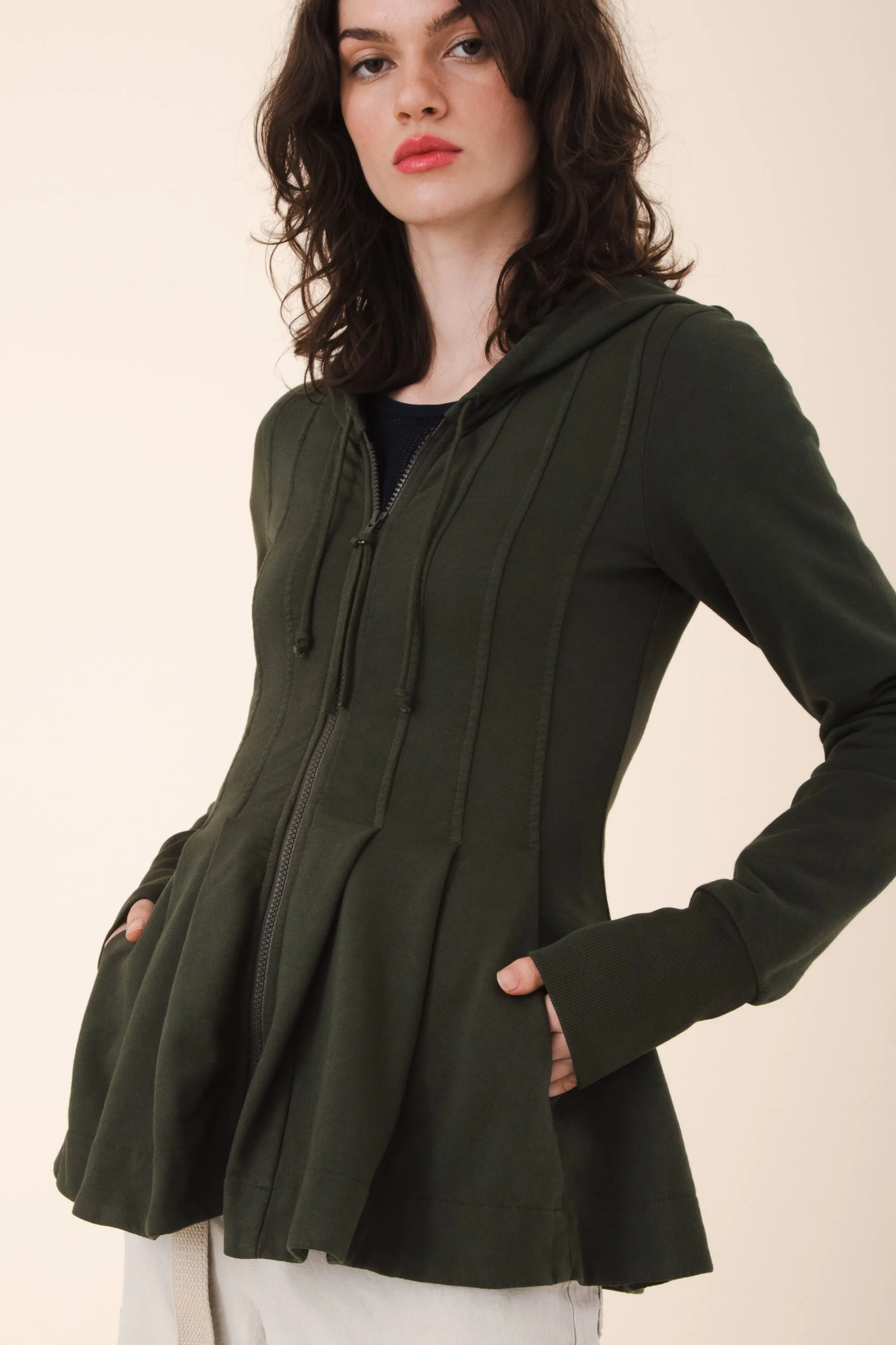 Fan Hoodie in Moss