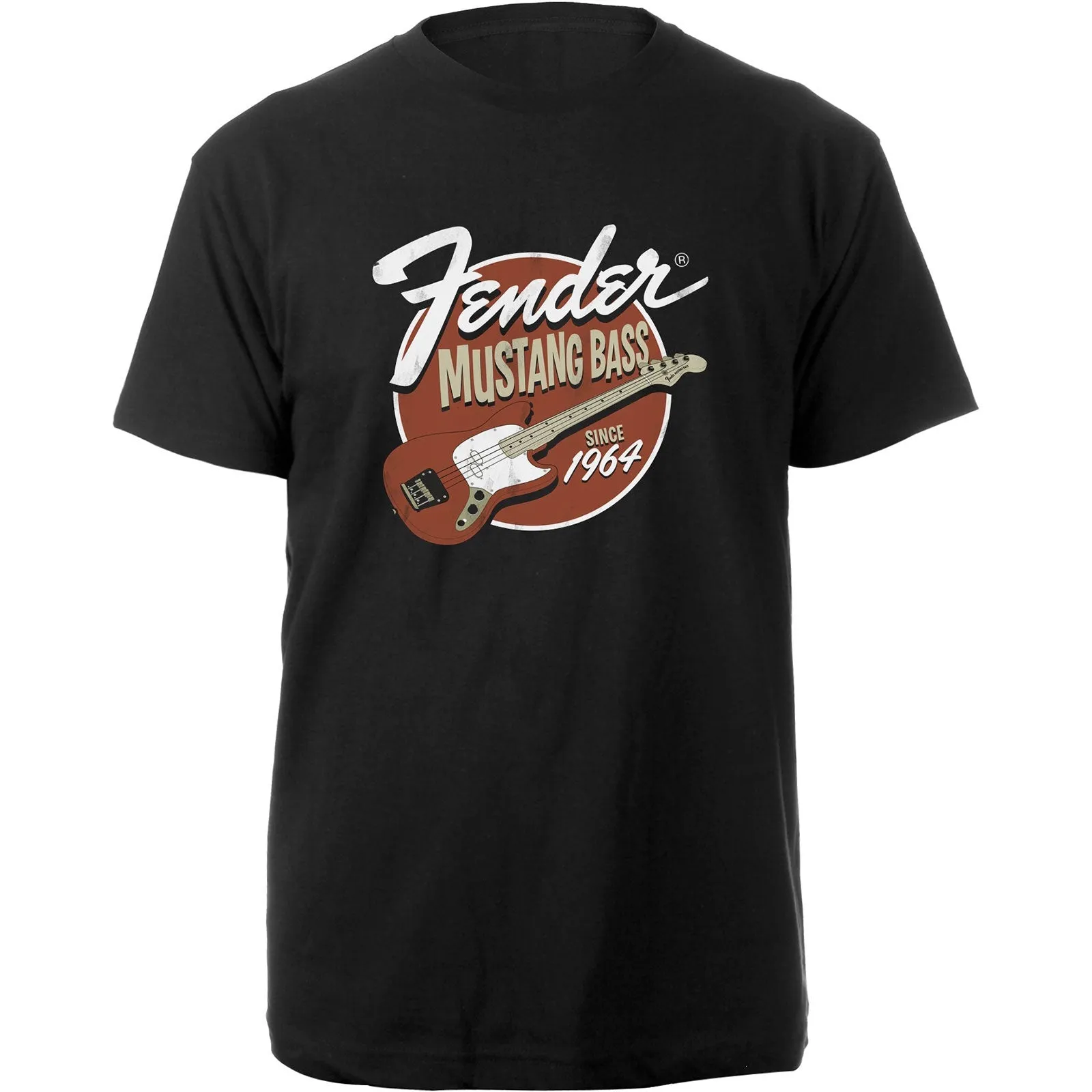 Fender Unisex T-Shirt- Mustang Bass (RO)