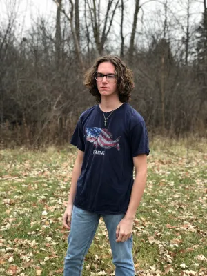 Fishing Tee Shirt Size M