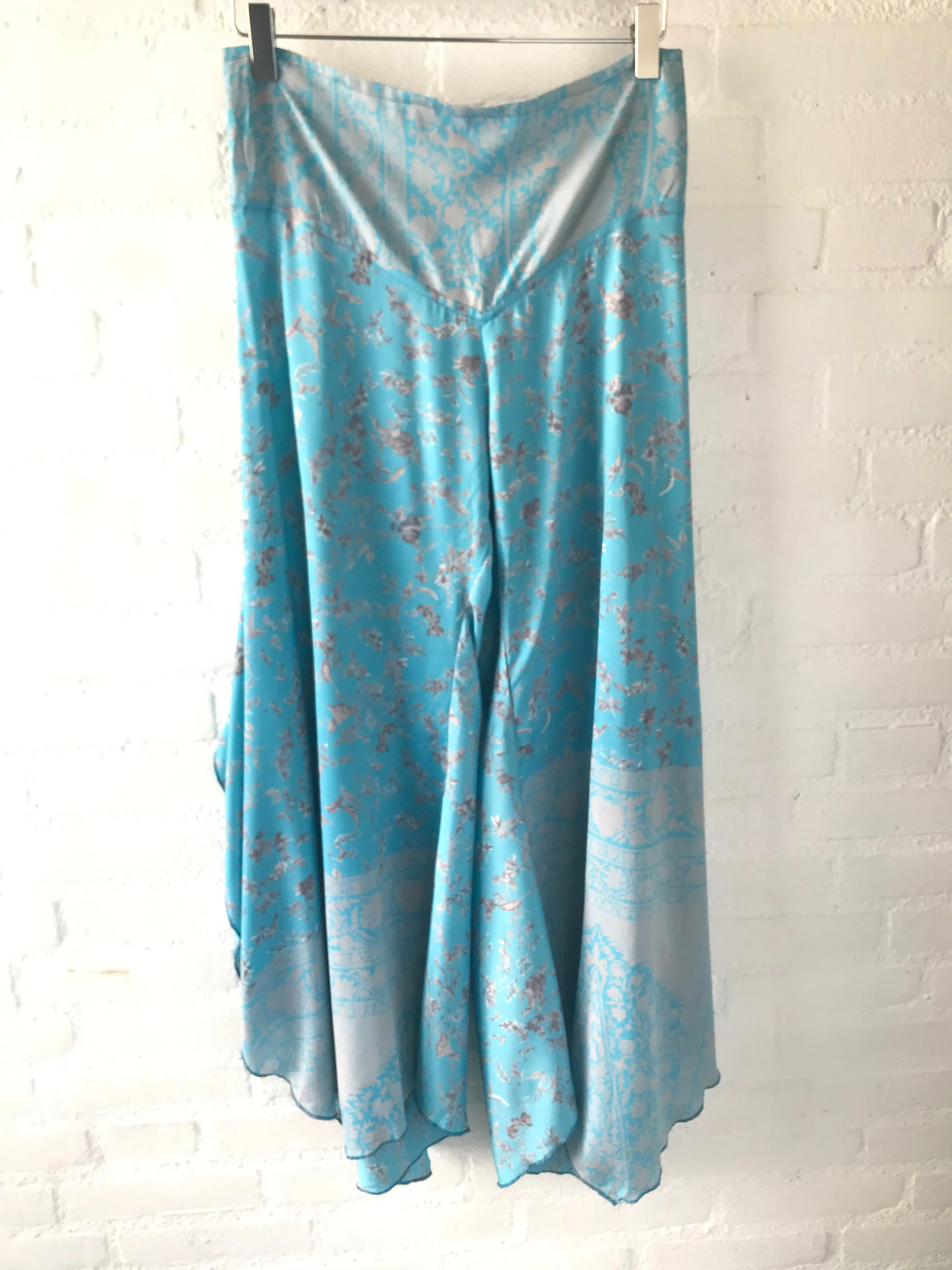 Flared wide leg beach pants