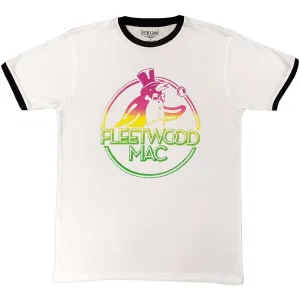 FLEETWOOD MAC UNISEX RINGER T-SHIRT: PENGUIN