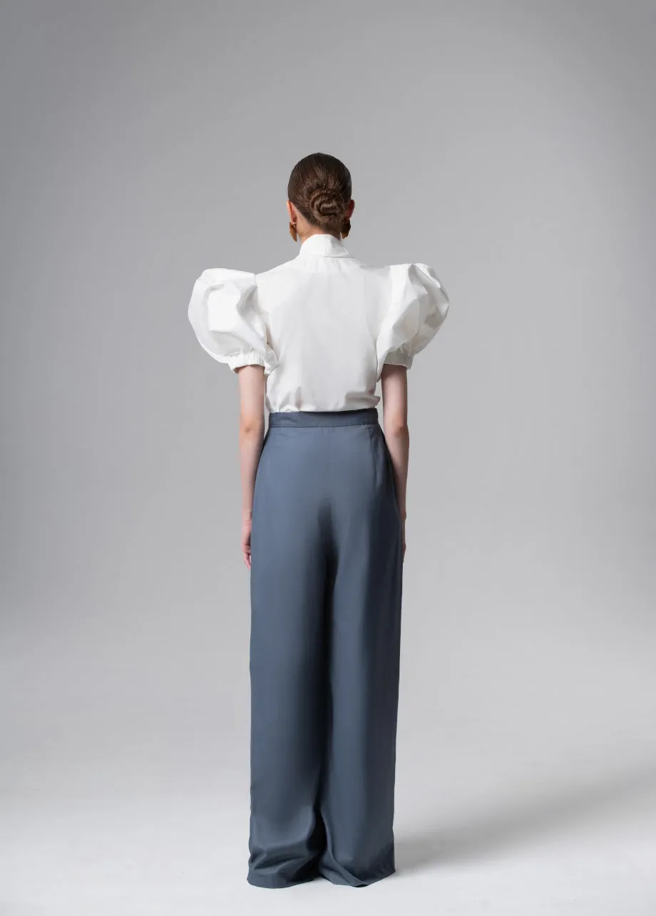 FLUID WIDE-LEG PANTS