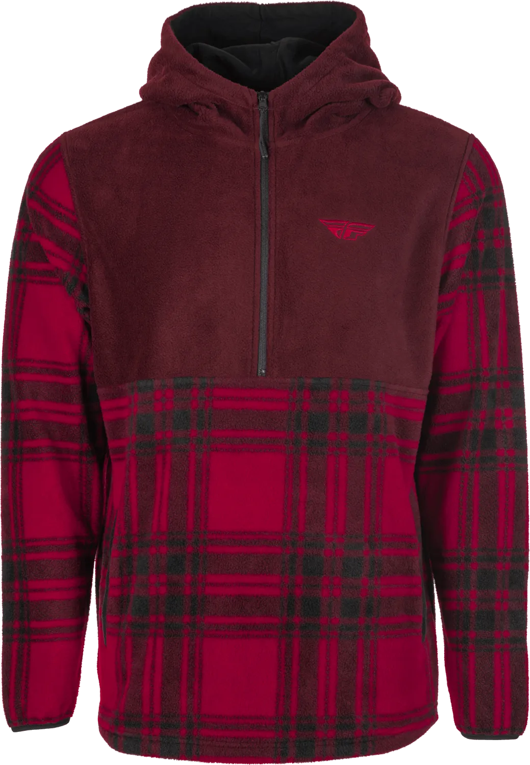 FLY RACING 354-0022L Half Zip Pullover Hoodie