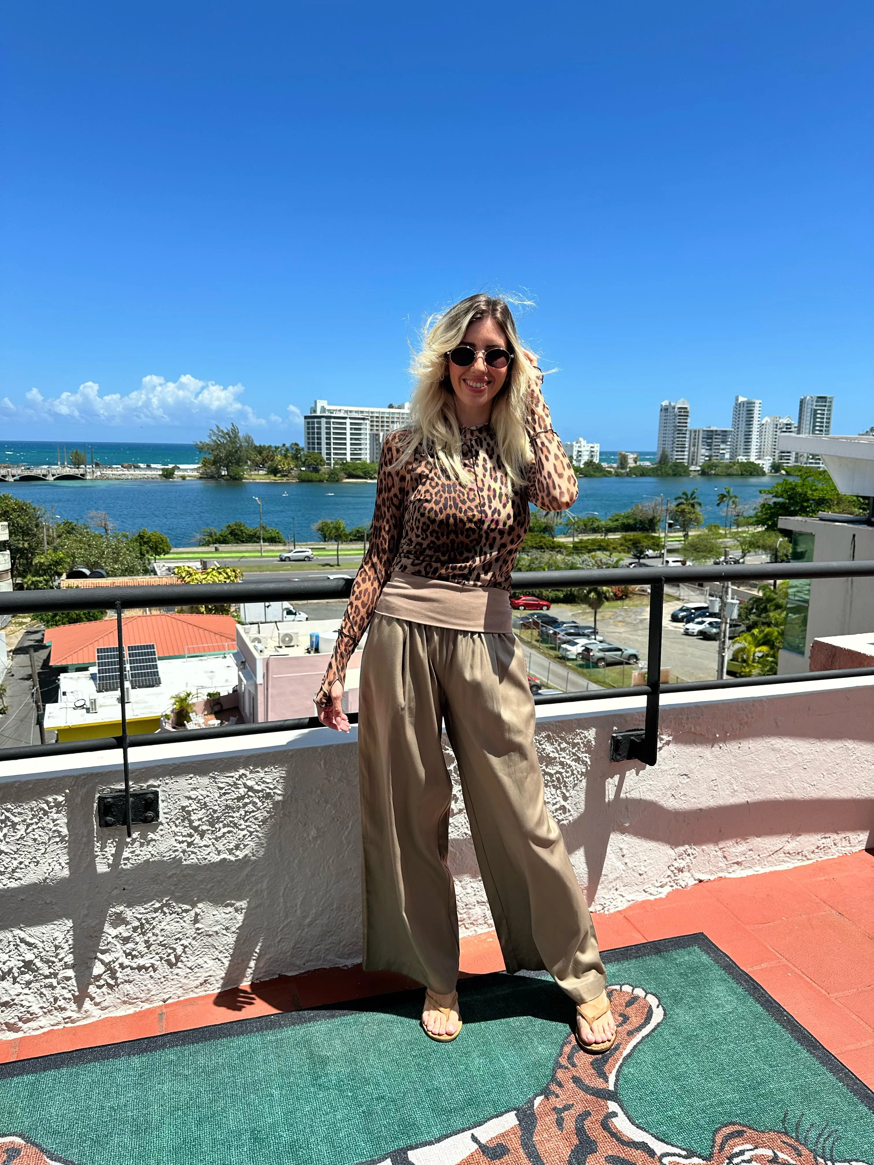 Fold Over Wide Leg Pant