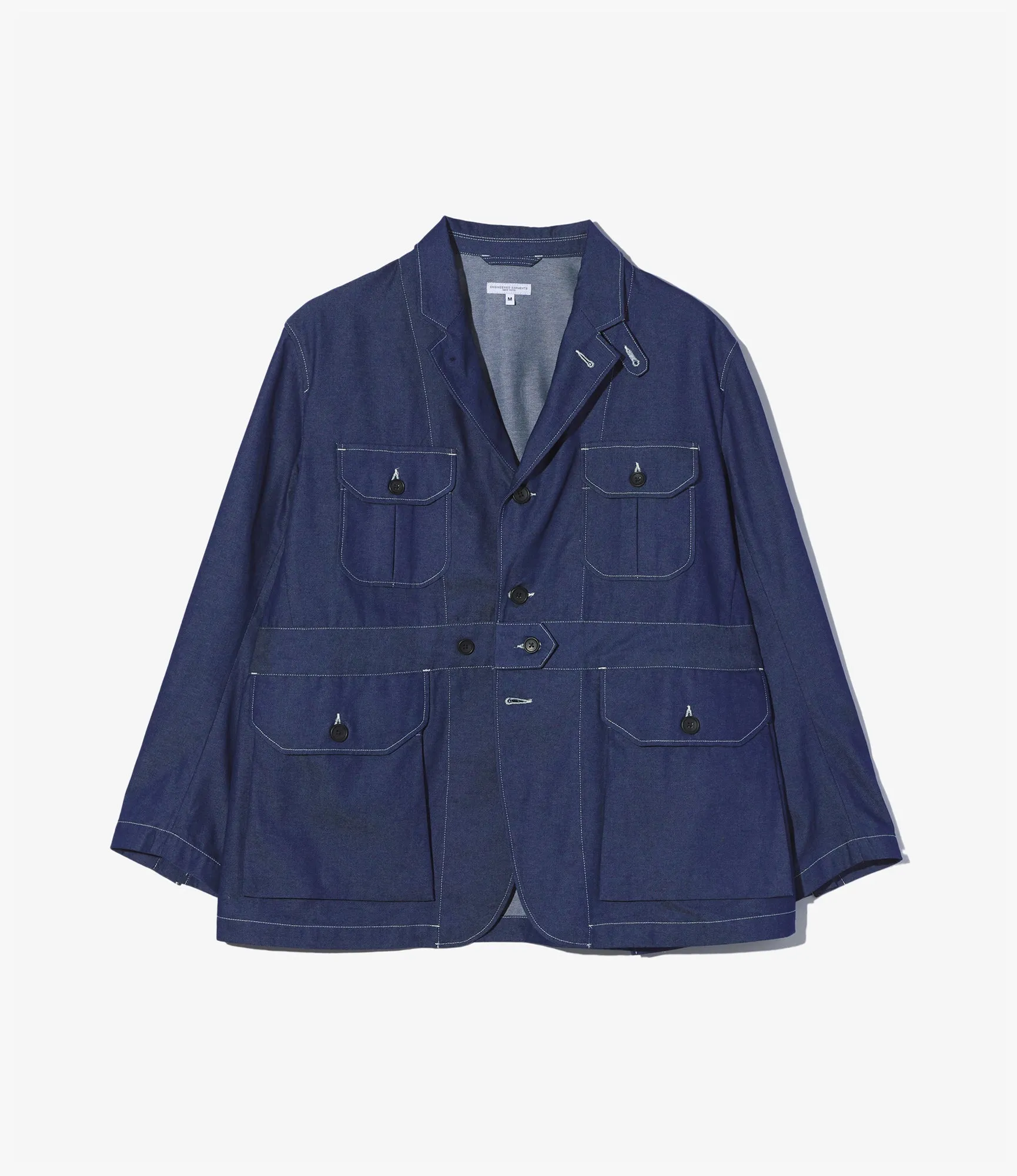 Folk Jacket – Indigo Cotton/Poly Denim