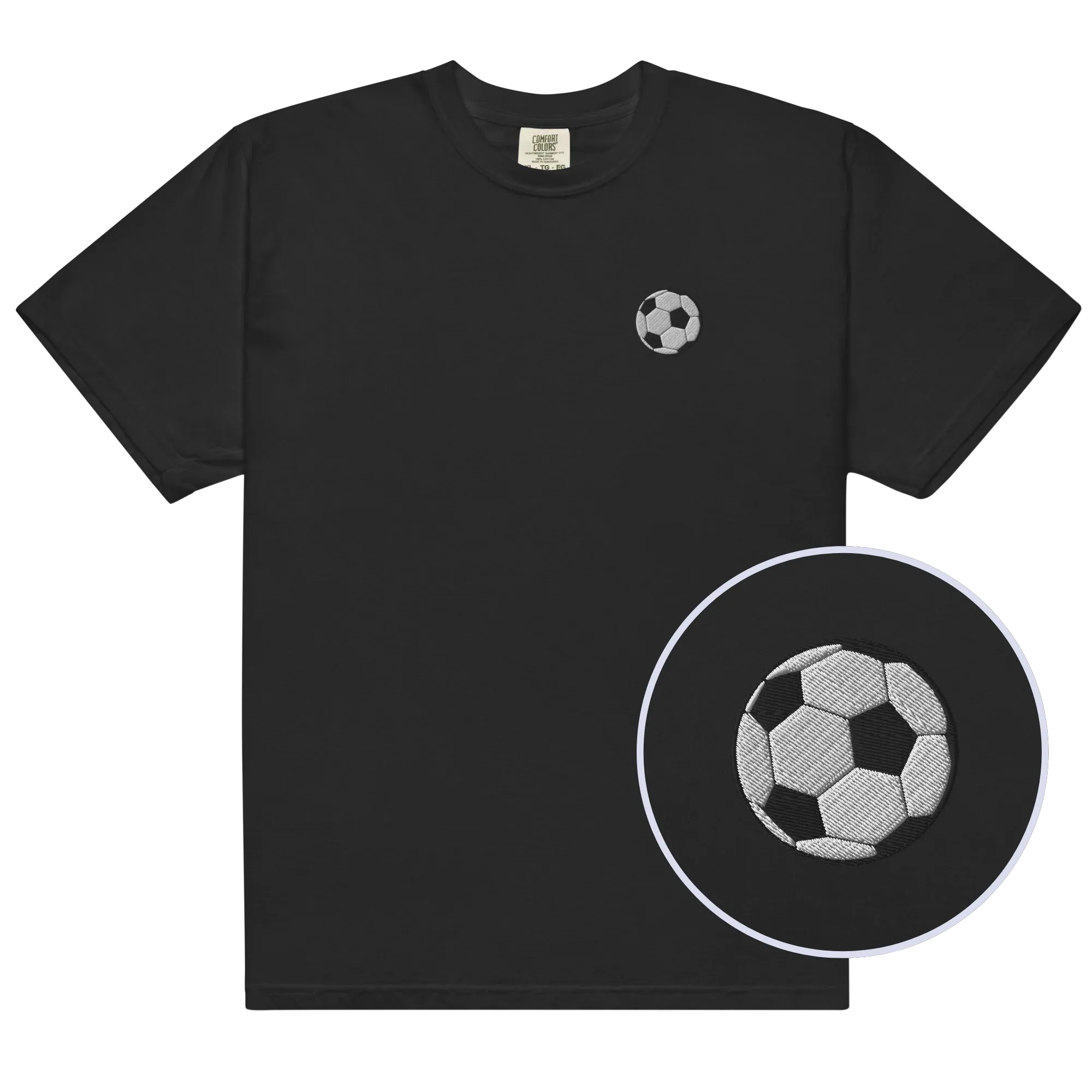 Football Embroidered Premium T-Shirt