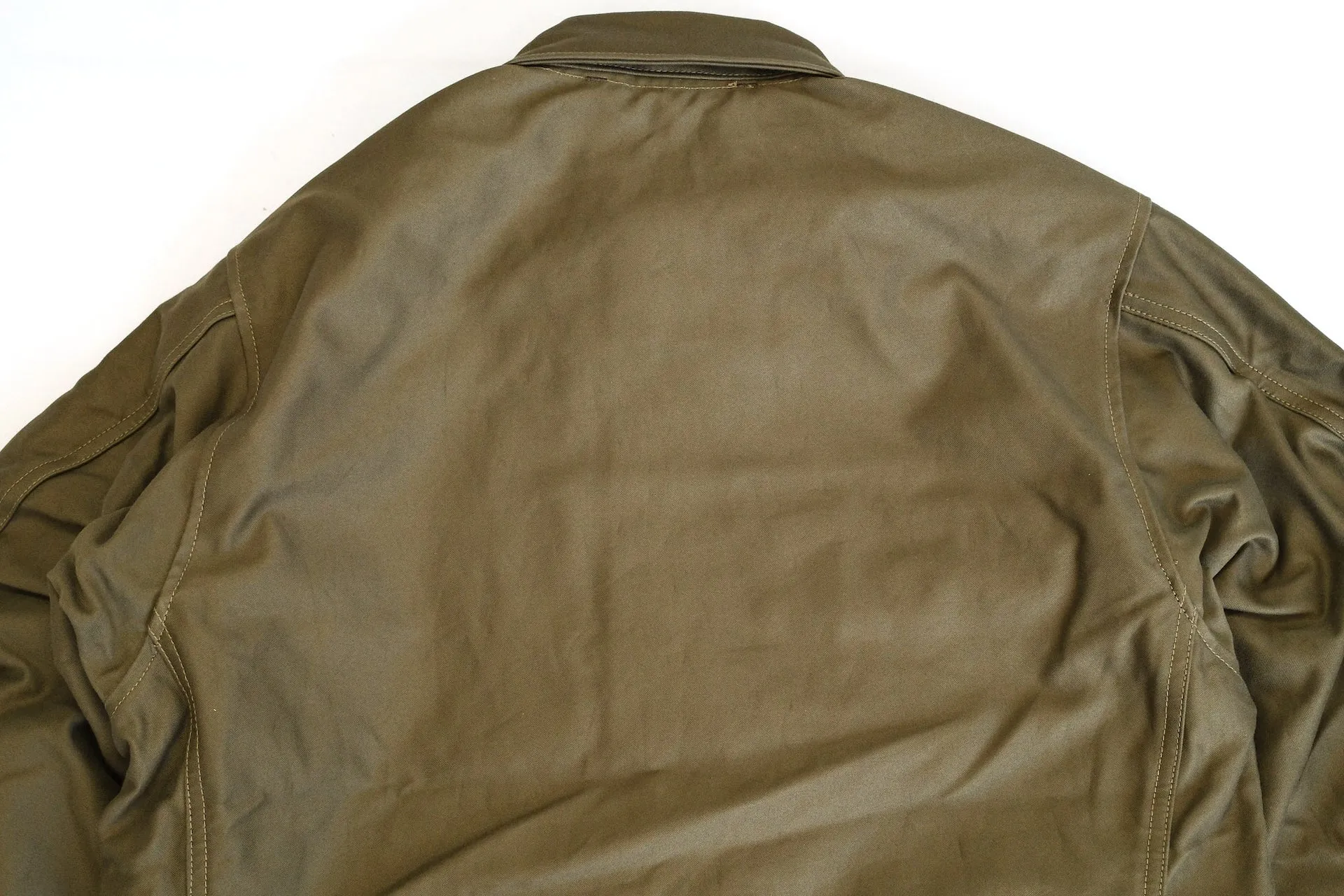 Freewheelers "M-1951" Military Back Satin Field Jacket (Olive)