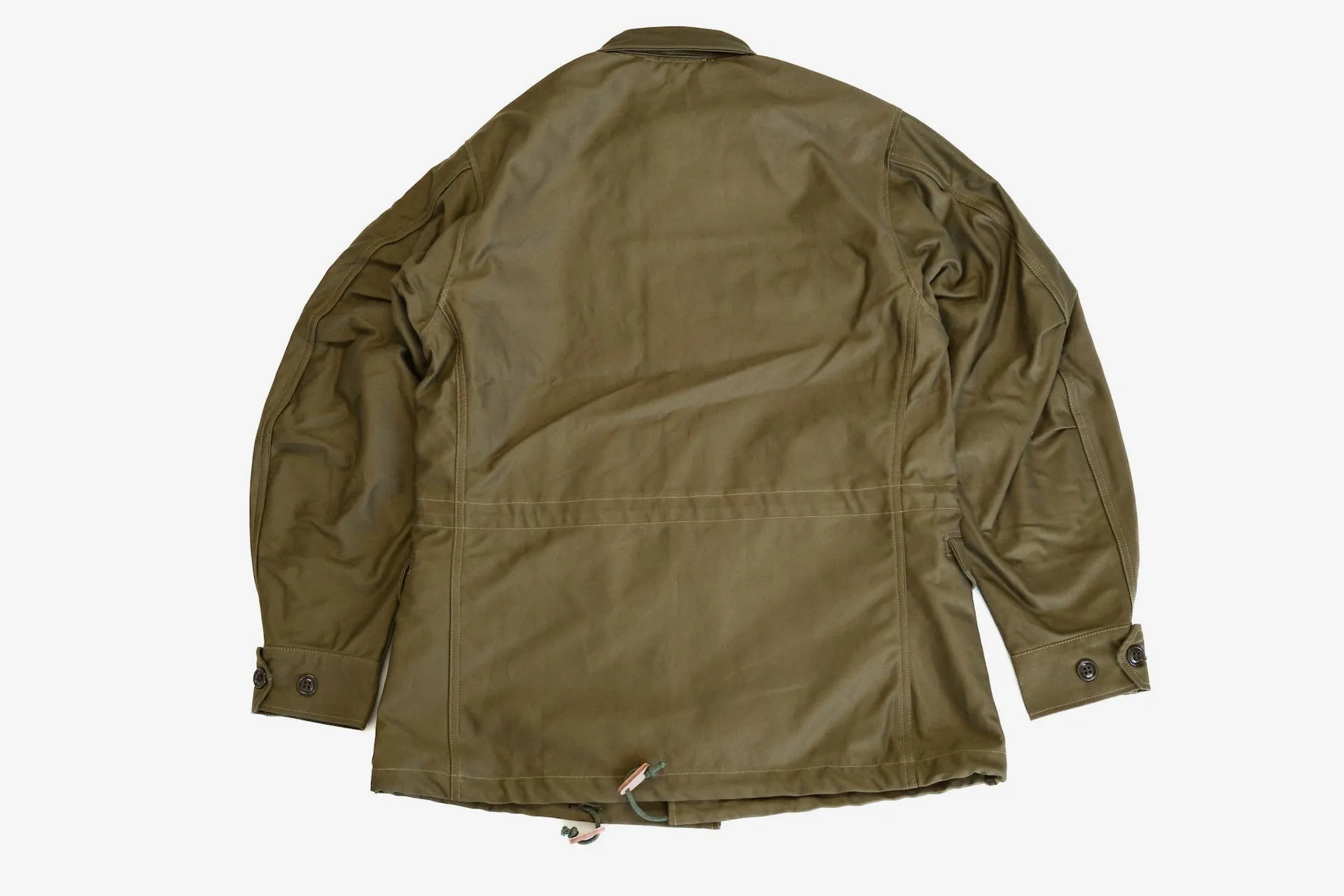 Freewheelers "M-1951" Military Back Satin Field Jacket (Olive)