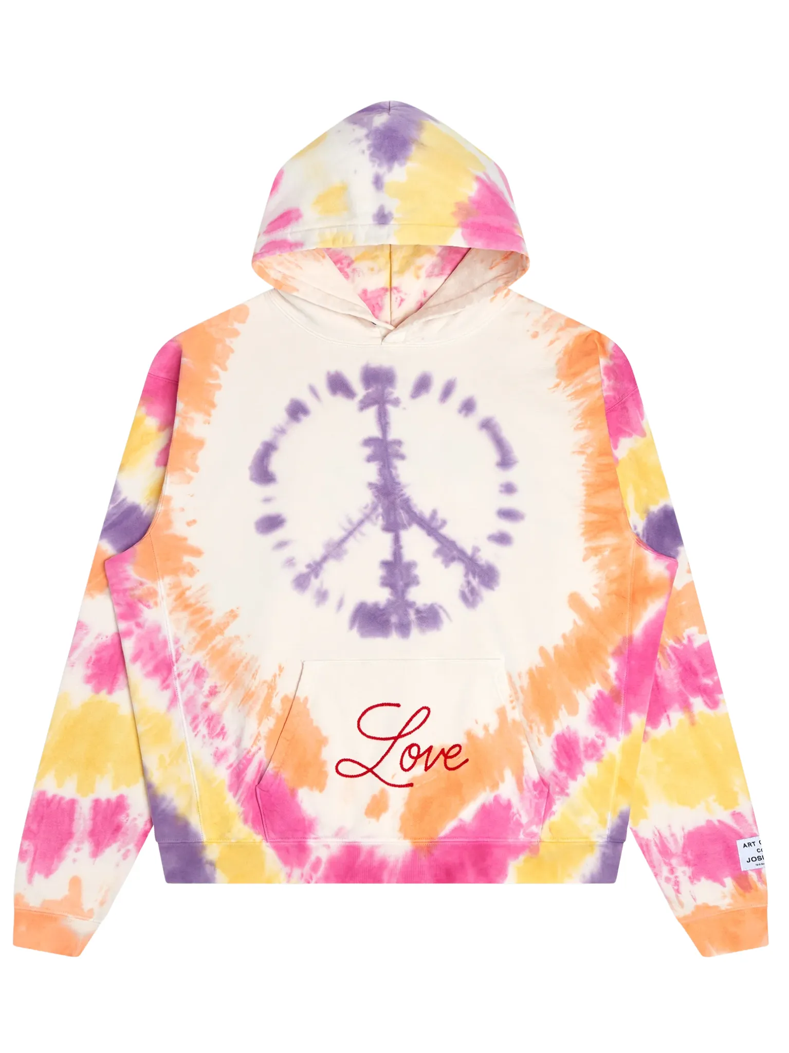 GALLERY DEPT. Peace Love Hoodie Tie Dye/Multicolour