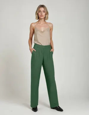 Garbo Pants in Dobby Crepe