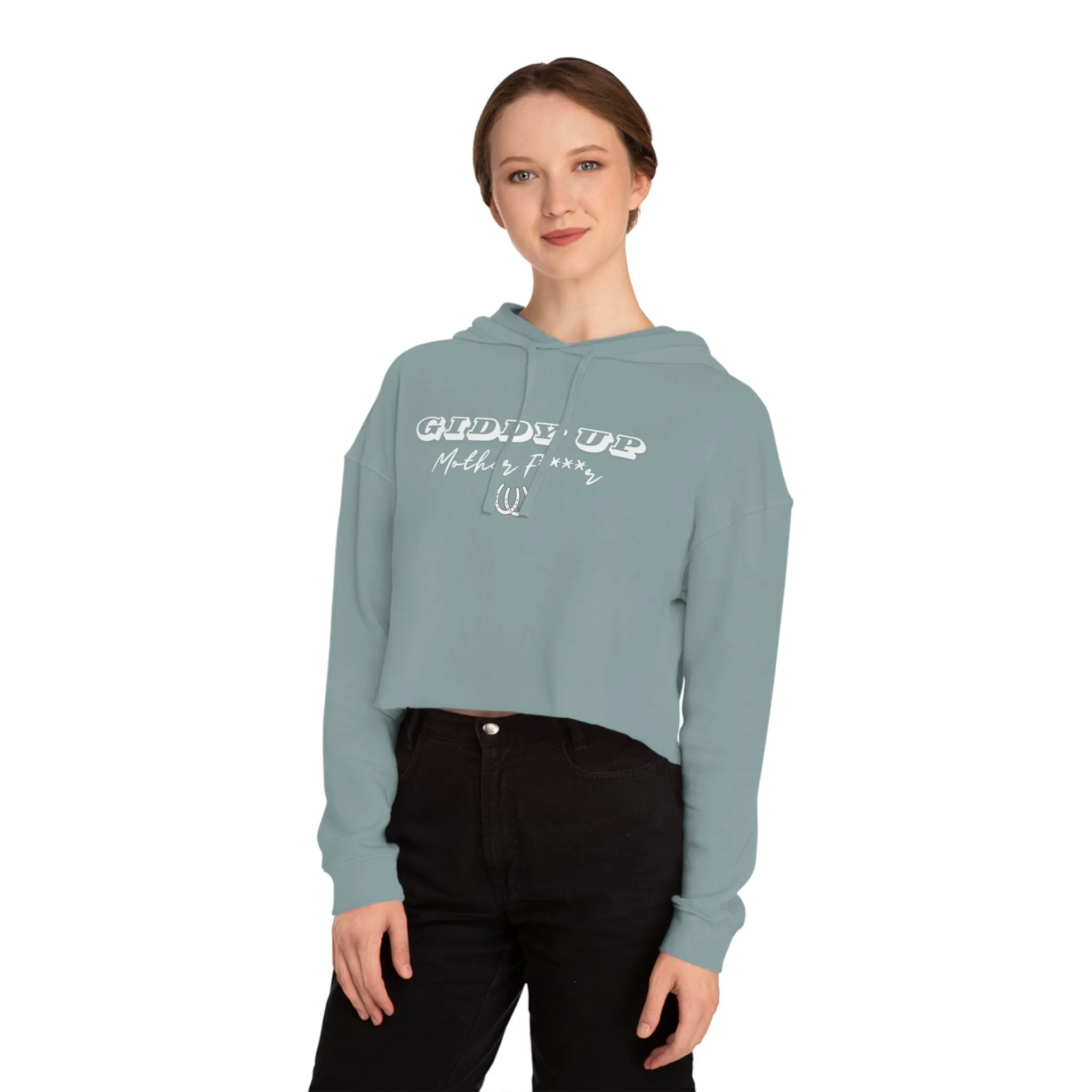Giddy Up Cropped Hooded Sweatshirt