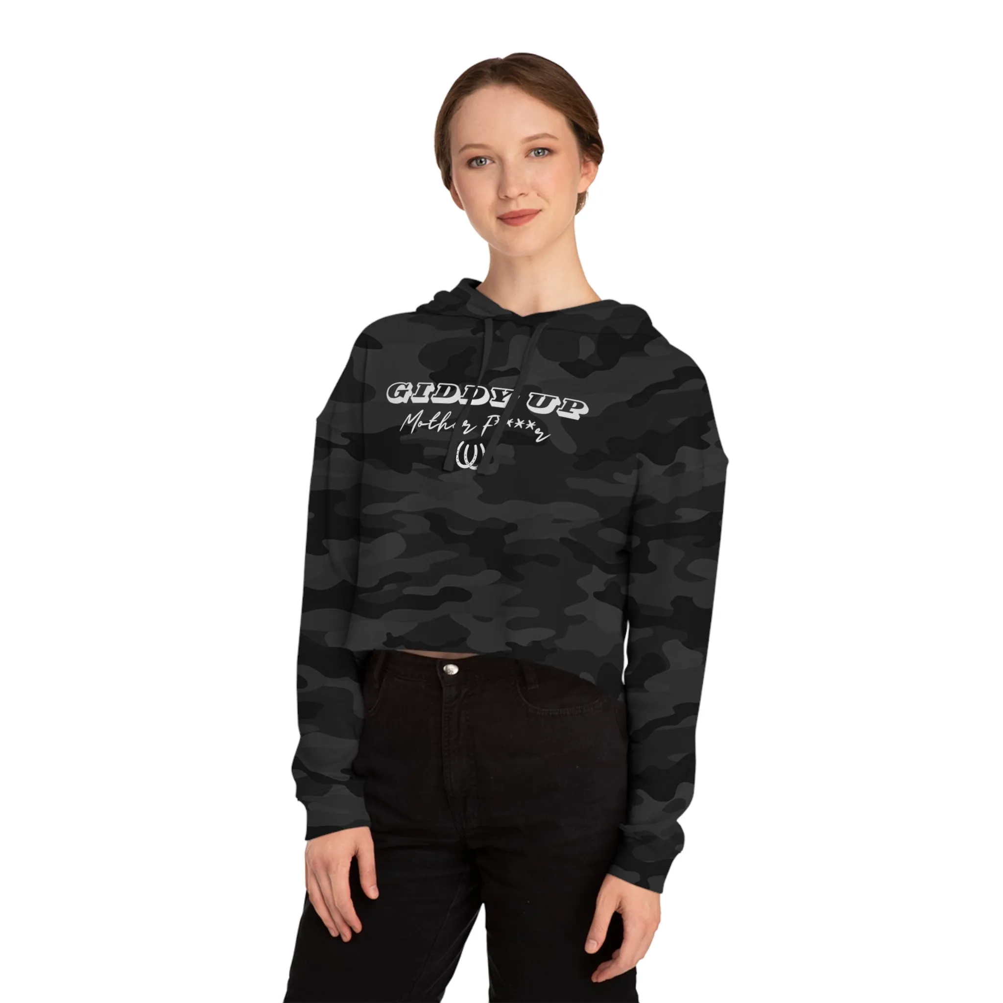 Giddy Up Cropped Hooded Sweatshirt