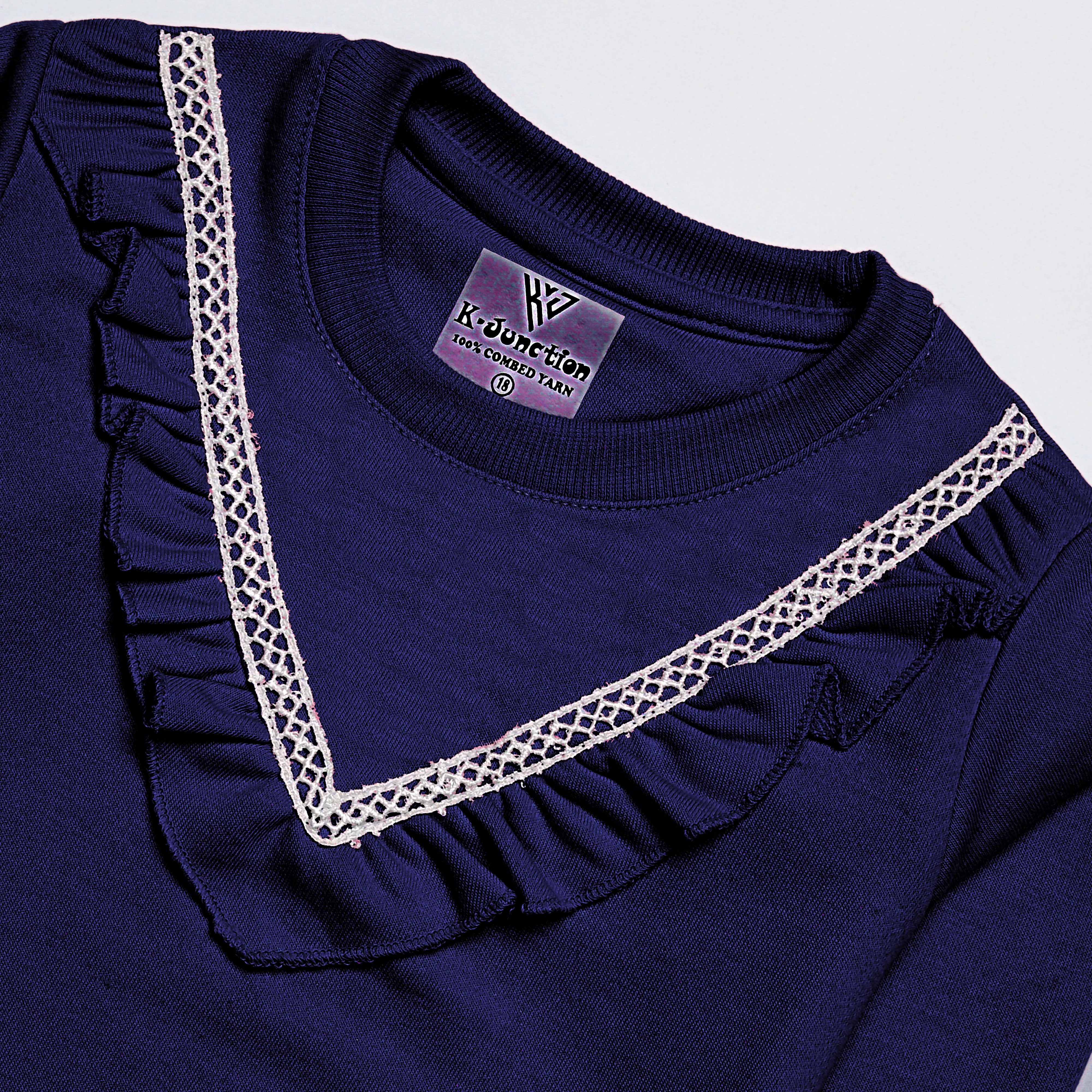 Girls Printed Full Sleeve Sweat T-Shirt (7211)