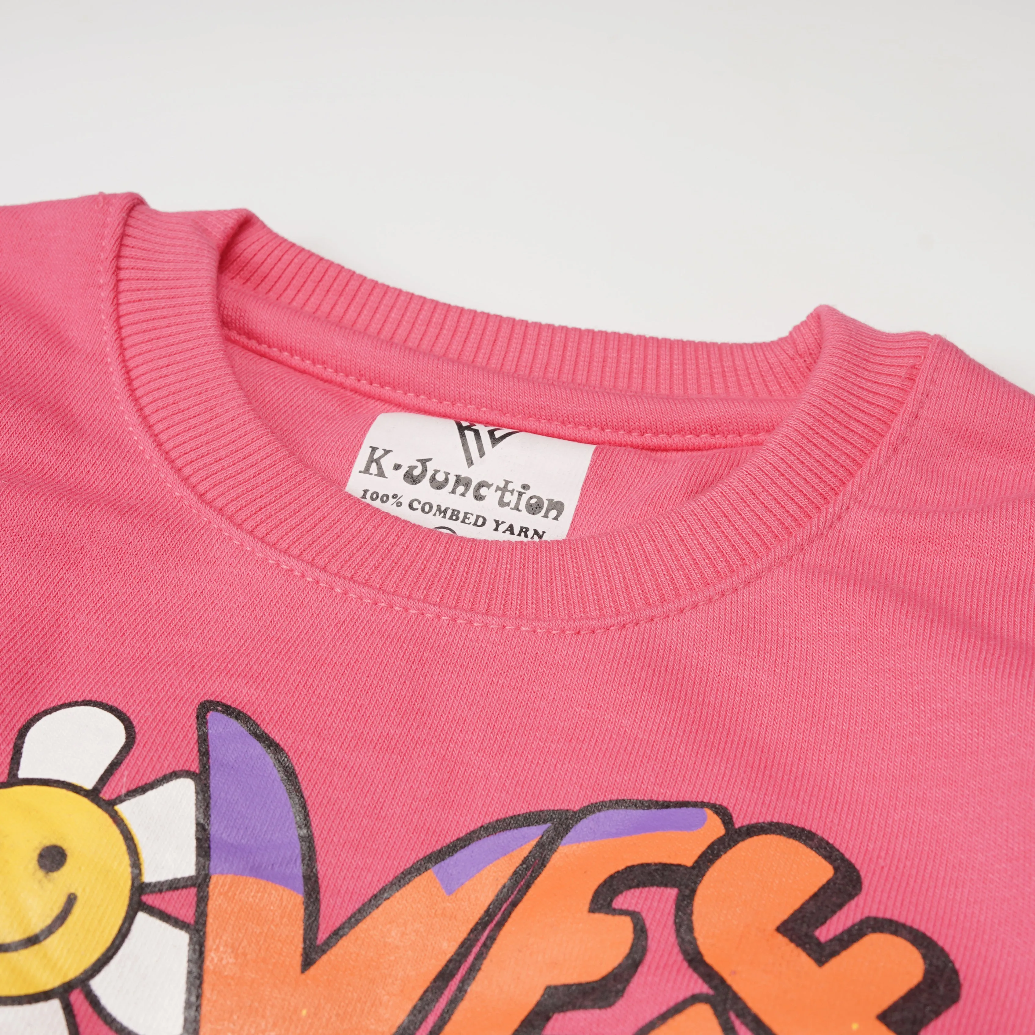 Girls Printed Full Sleeve Sweat T-Shirt (7229)