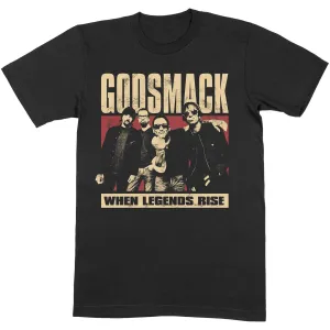 GODSMACK UNISEX T-SHIRT: LEGENDS PHOTO (RO)