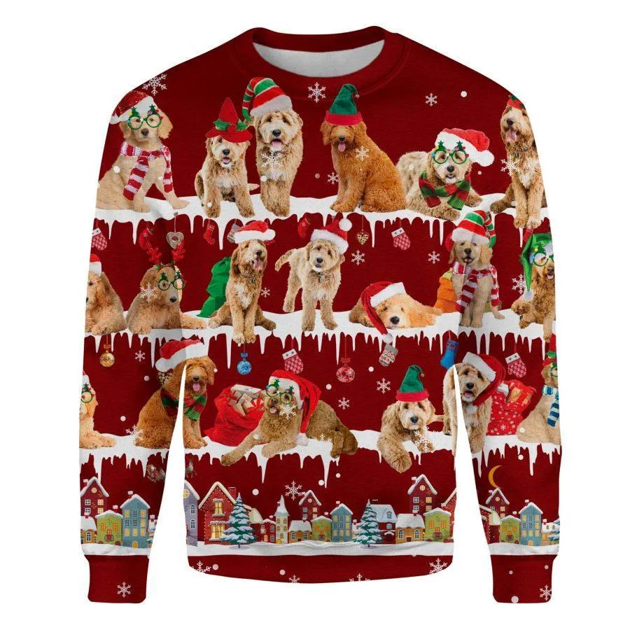 Goldendoodle - Snow Christmas - Premium Sweatshirt