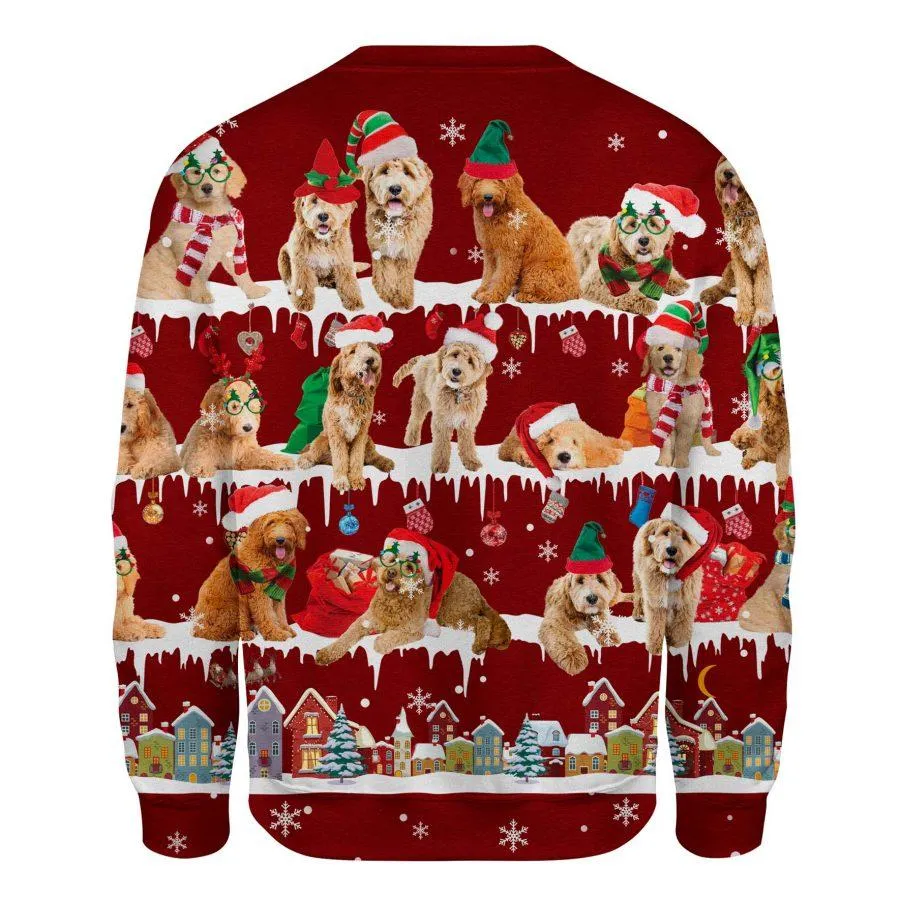 Goldendoodle - Snow Christmas - Premium Sweatshirt