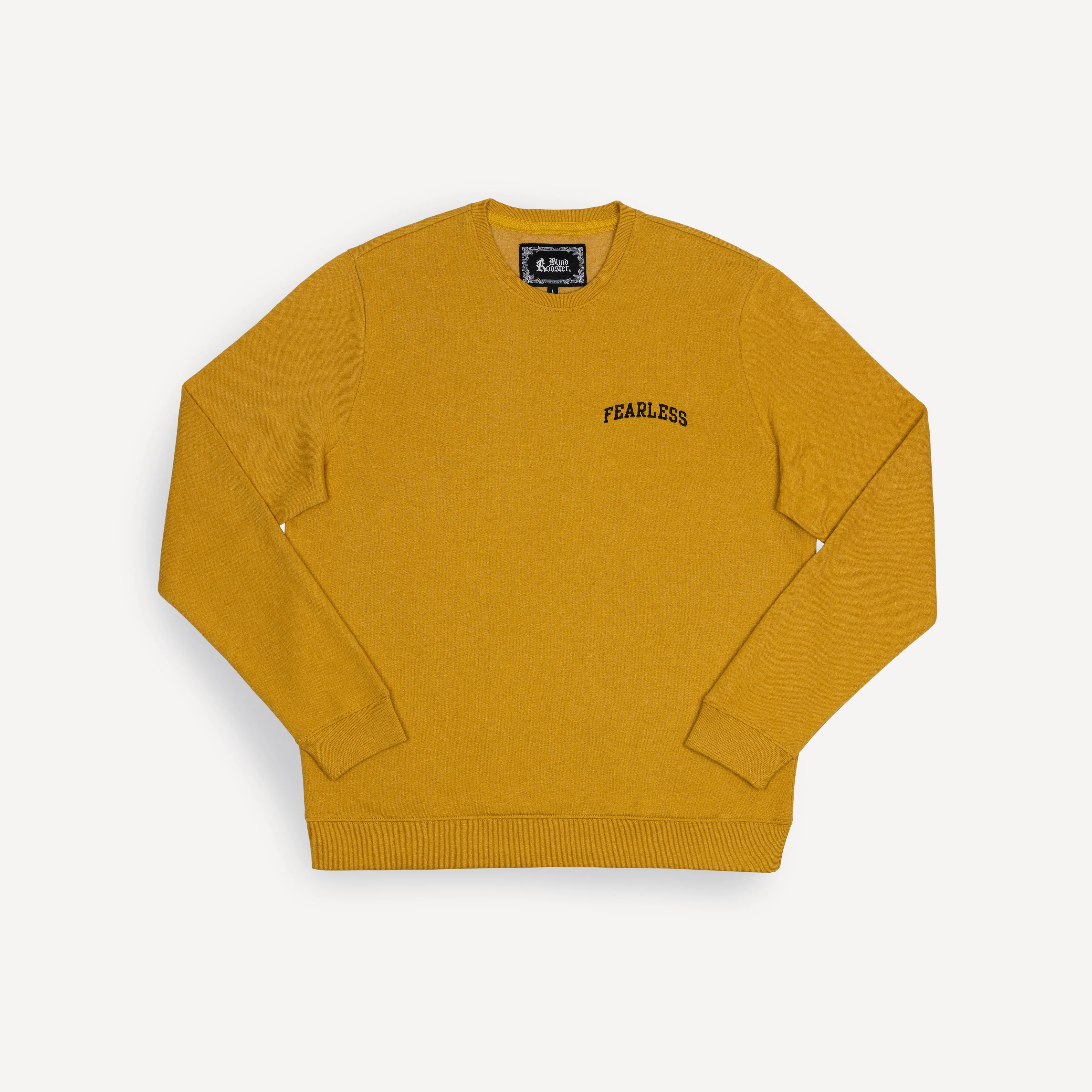 Graphic Wraparound Crewneck Sweatshirt - Tawny Olive / Cherry Blossom Tiger