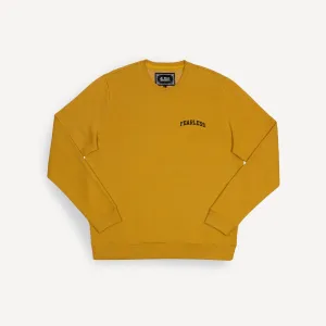 Graphic Wraparound Crewneck Sweatshirt - Tawny Olive / Cherry Blossom Tiger