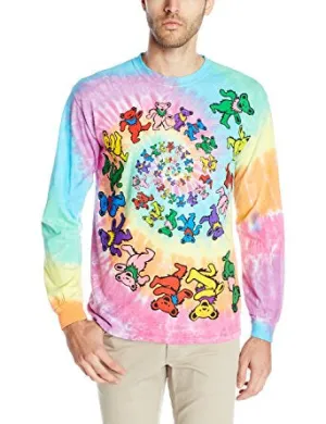 Grateful Dead Spiral Bears Long Sleeve Shirt
