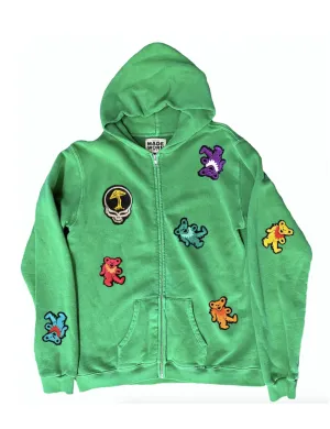 Grateful Dead Zip Fleece, Grass