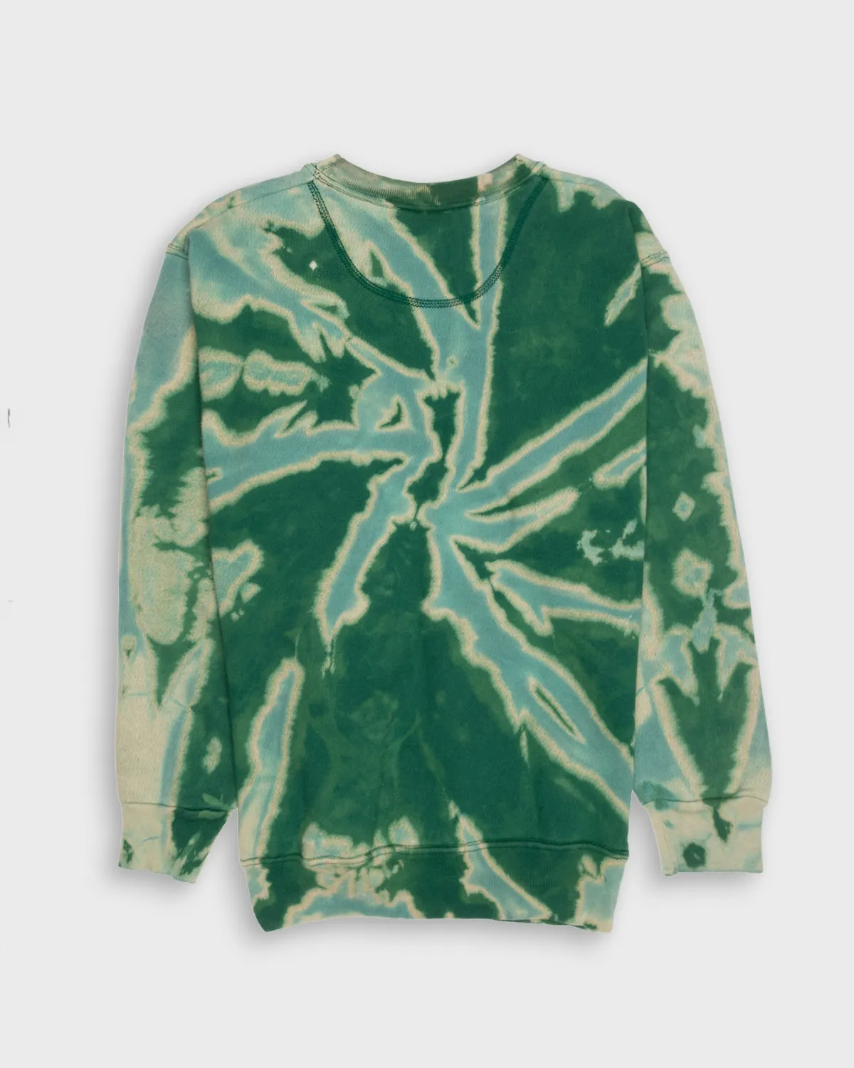 Green tie-dye Mickey Mouse sweatshirt