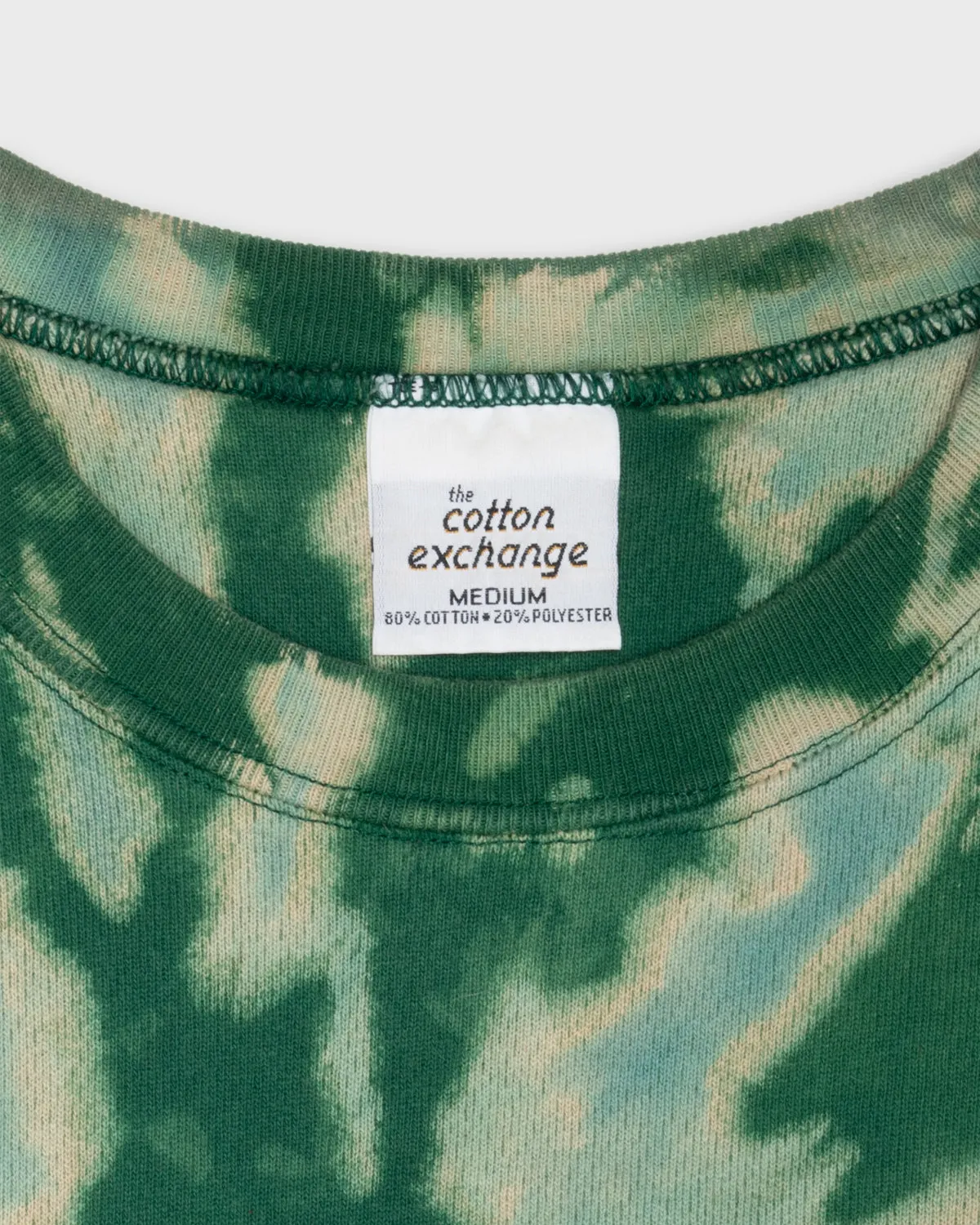 Green tie-dye Mickey Mouse sweatshirt