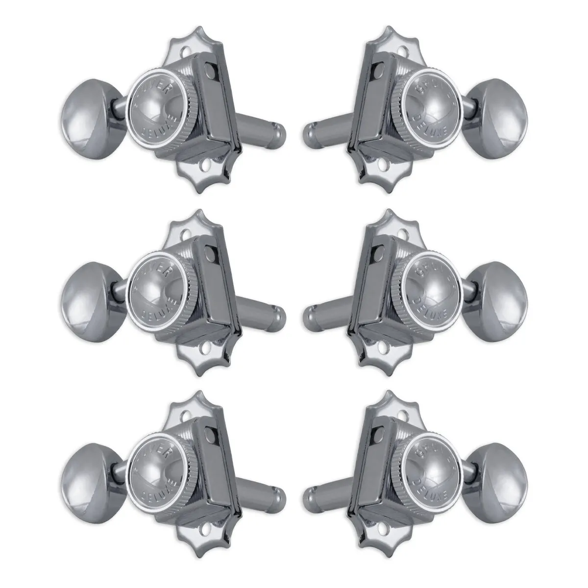 Grover Vintage Locking Machineheads ~ 3 3 ~ Chrome