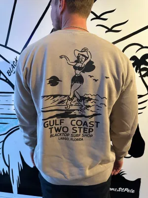 Gulf Coast Two Step Crewneck Sweatshirt in Cement