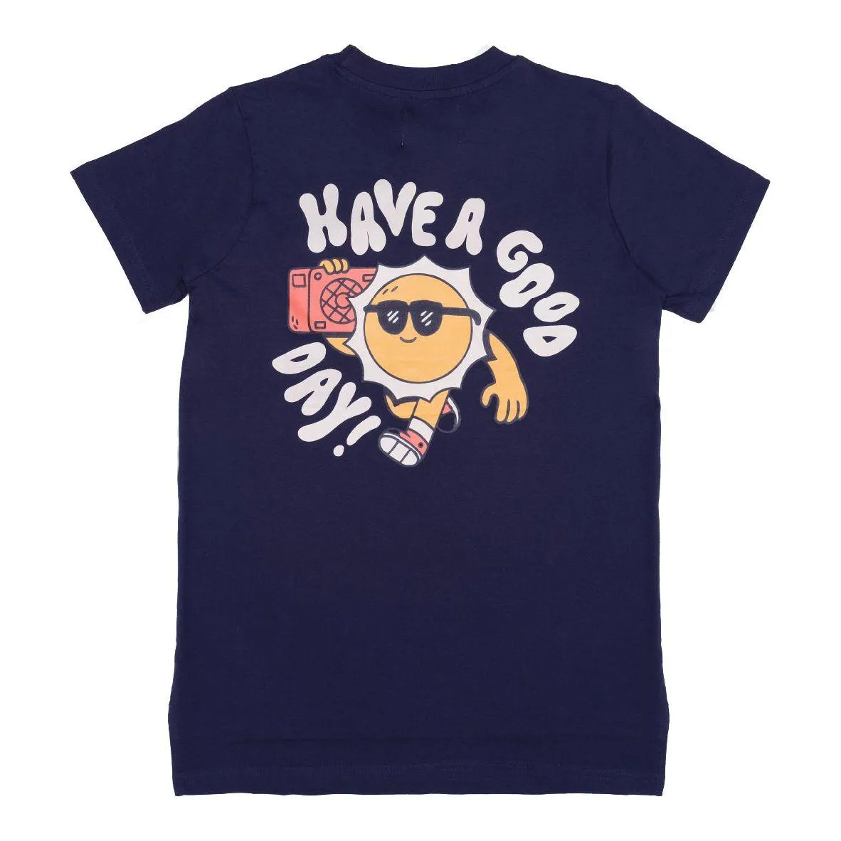 Have A Good Day Navy Tee