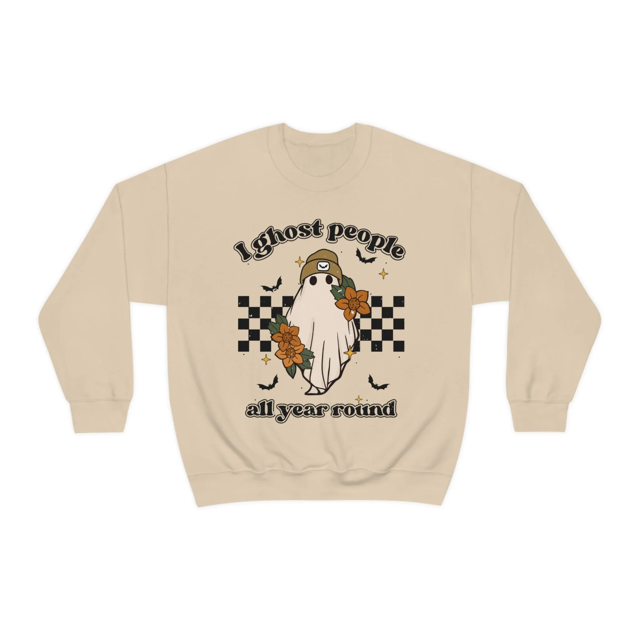Hazel Blues® |  Ghost People Distressed Graphic Sweatshirt