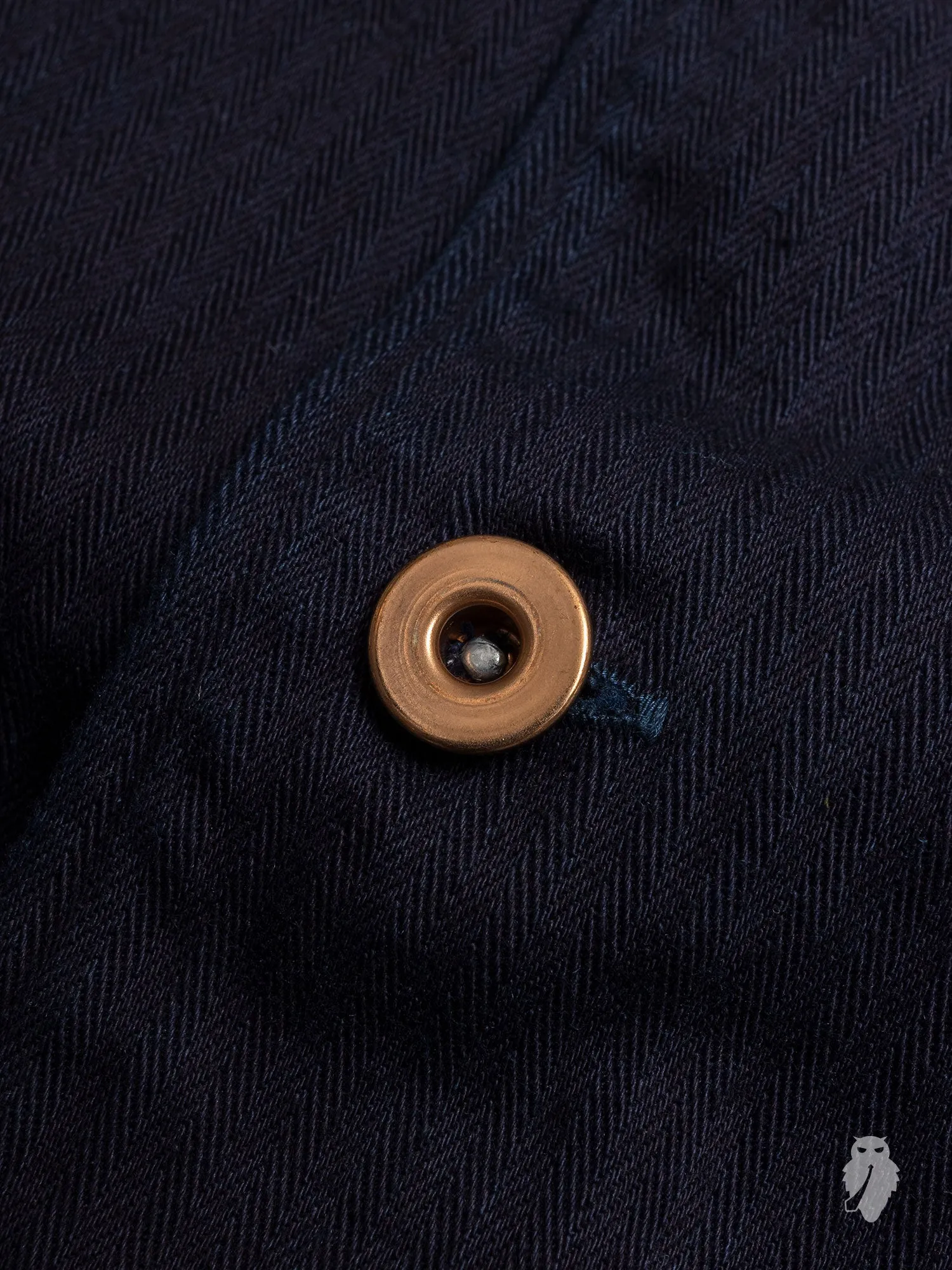 HBT Military Jacket in Indigo