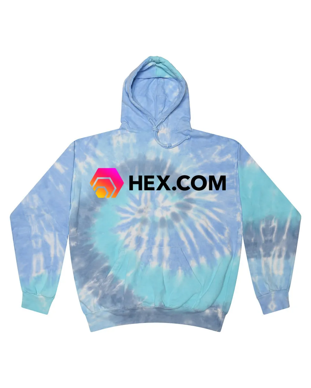 Hex in Black Tie Dye Hoodies