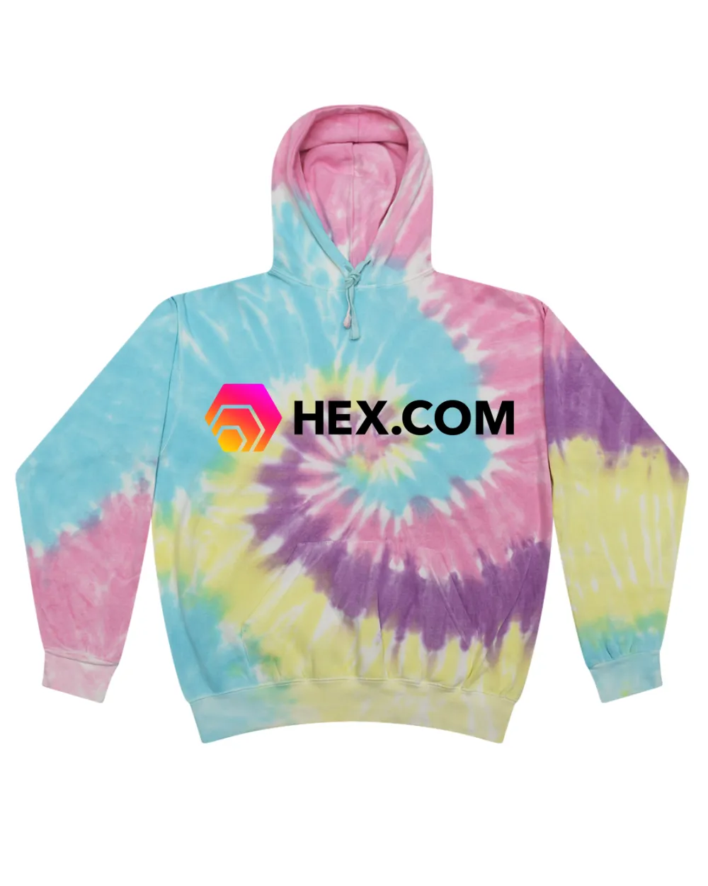 Hex in Black Tie Dye Hoodies