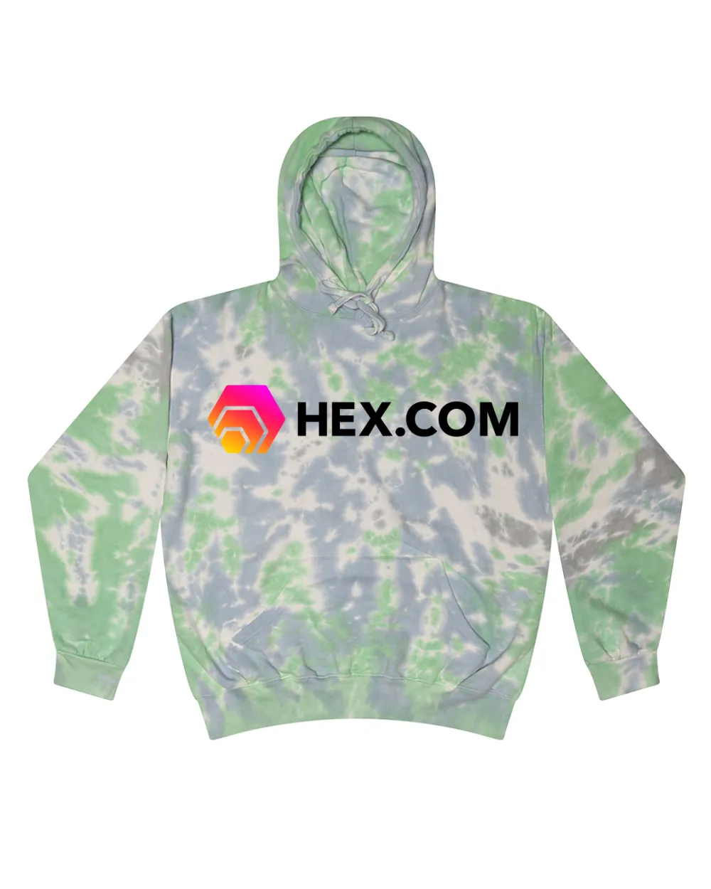 Hex in Black Tie Dye Hoodies