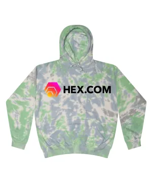 Hex in Black Tie Dye Hoodies