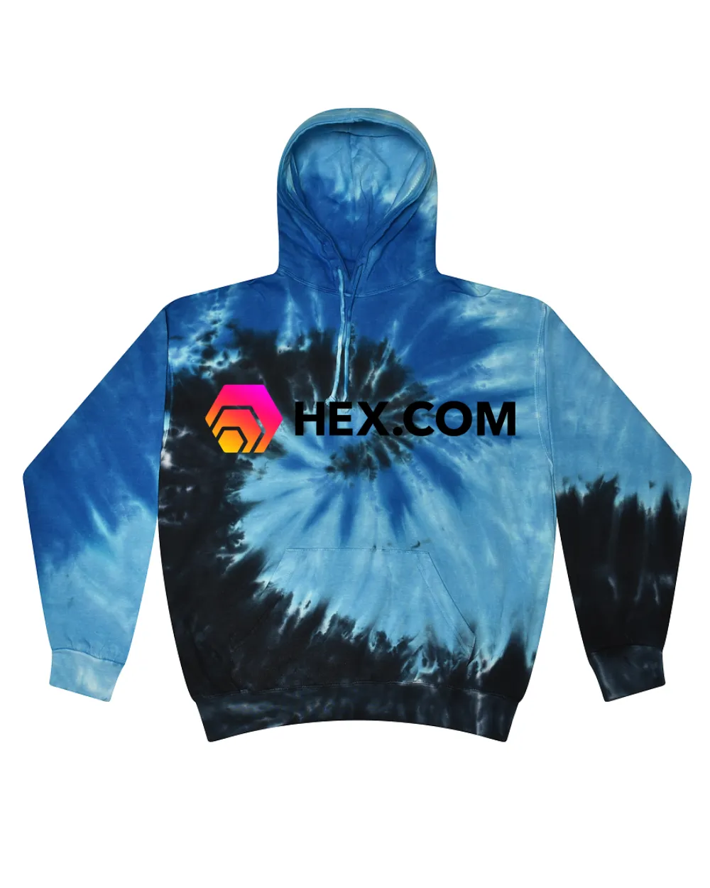 Hex in Black Tie Dye Hoodies