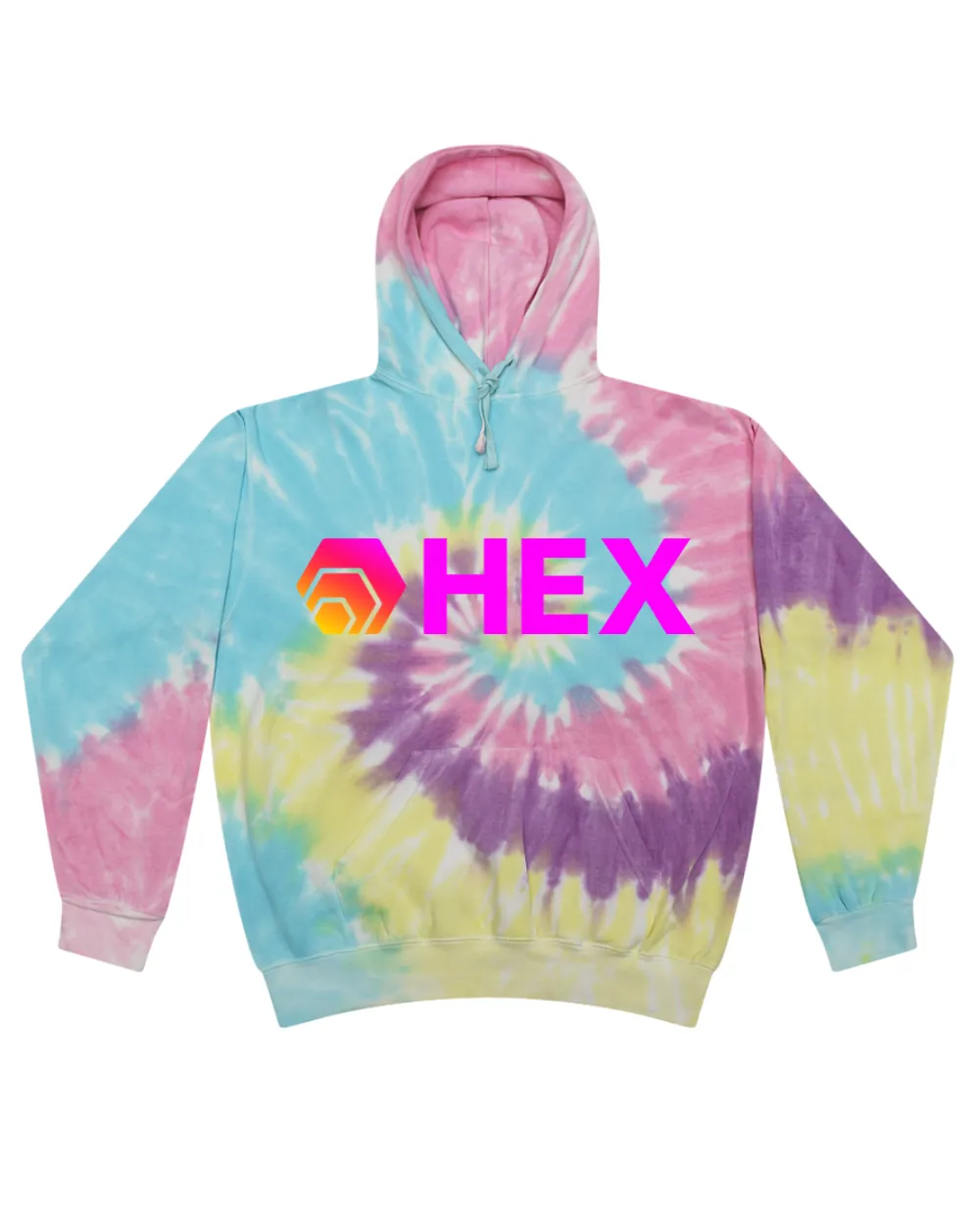 Hex in Pink Tie Dye Hoodies